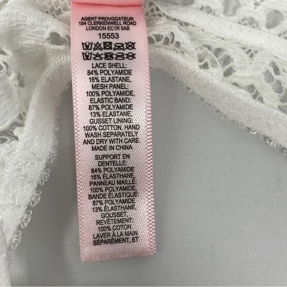 Agent Provocateur Daizy White Thong AP3 Medium NWT - Picture 10 of 11